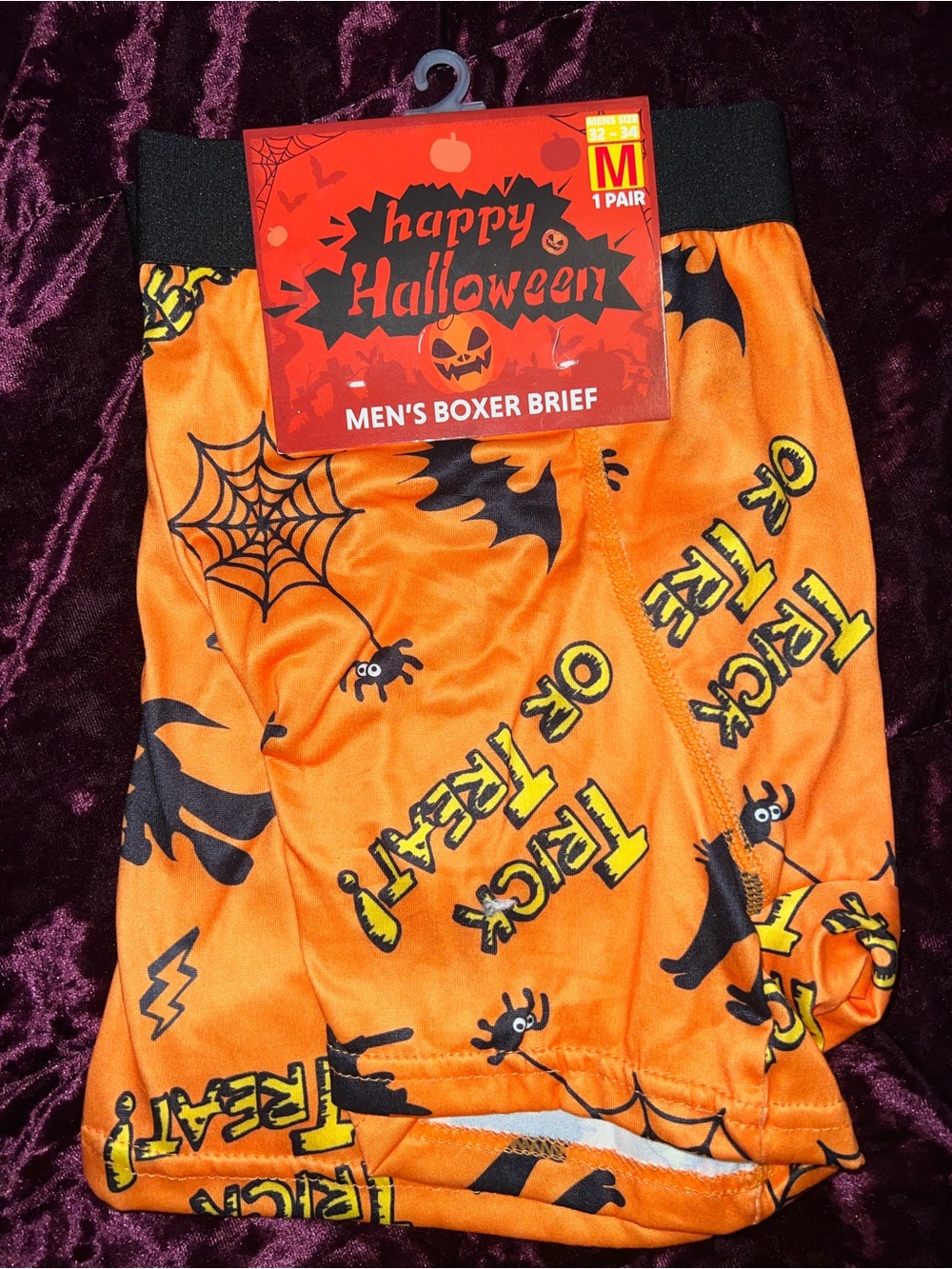 NWT Men's Halloween Boxer Briefs medium